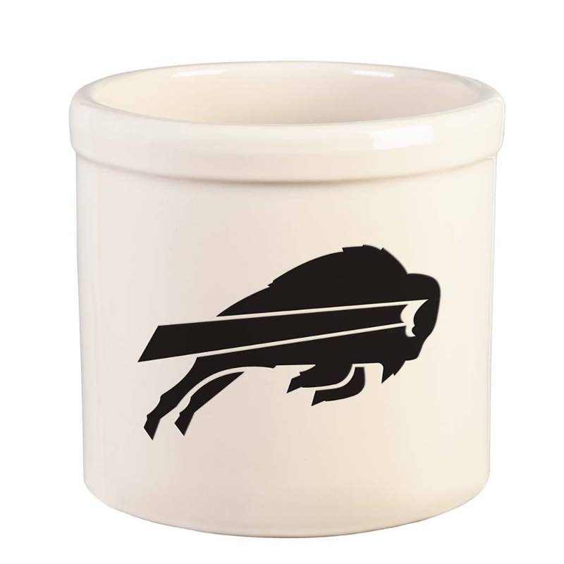 NFL Team Logo Stoneware Crock - Buffalo Bills